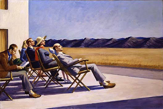(Edward Hopper, People in the Sun)